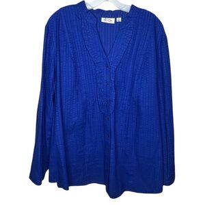 Denim & Co. Blue Top